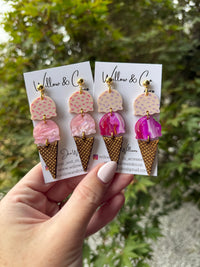 ICE CREAM DANGLE PINK